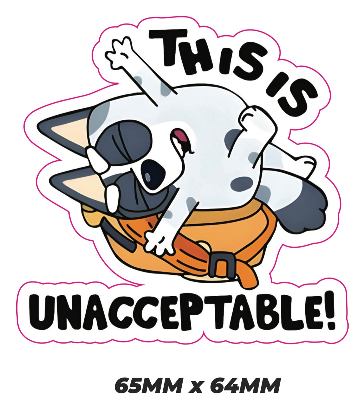 This is unacceptable Sticker